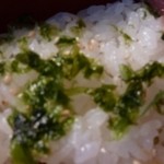 レストラン 松涛 - 海鮮重（ご飯の上にあおさのりがあしらってあり良い香り）