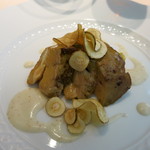 フォリオリーナ・デッラ・ポルタ・フォルトゥーナ - キジのガランティーナ　鴨のフォアグラ添え