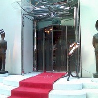 銀座うかい亭 - 映画撮影現場の入口です