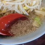 ラーメン 大高山 - しお　スープアップ