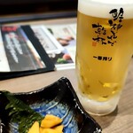 明神丸 - 生ビール
