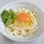 三嶋製麺所 - うどん（温）✨生卵トッピング♪