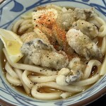 丸亀製麺 イオン三田ウッディタウン店 - こく旨牡蠣ぶっかけ