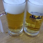 宝盛庵 - ランチビール