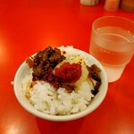 横浜家系ラーメン 大輝家 - いつものようにカスタマイズの無料ライス