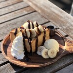 チョコバナナトースト