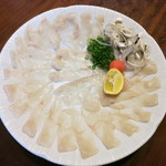 日本料理 みや  - 26年正月　とらふぐ刺身