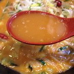 福来亭日本橋 - ニンニクの効いたスープ