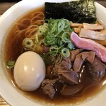 鴨出汁中華蕎麦 麺屋yoshiki - 最上鴨もつ中華蕎麦