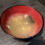 人形町 かねき亭 - 味噌汁