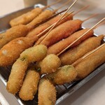 Kushikatsu Daruma - 3人分の12本　　基本は143円