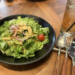 Dining & Bar LAVAROCK - 野菜サラダ　ジンジャーエール