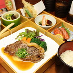 海鮮と釜飯の居酒屋すだちや - ステーキ御膳（ランチ）
