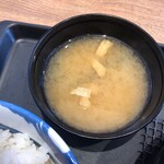 松屋 - ちょうどいい塩味が旨い味噌汁！