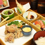 海鮮と釜飯の居酒屋すだちや - 唐揚げ御膳（ランチ）
