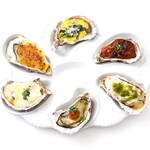Assortment of all types of grilled Oyster