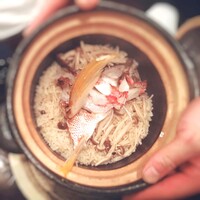 あそび割烹 さん葉か - 笛鯛とシメジの炊き込みご飯