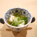 鮨 あらい - 白子とスッポン出汁