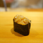 鮨 あらい - 「小柱の軍艦巻き」