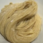 麦処 八と丁 - 昆布水つけそば麺アップ