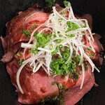 Wagyuu Sen Hinomaru - 自家製国産牛ローストビーフ丼