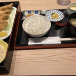 はかた天乃 - カキフライ定食　1,500円