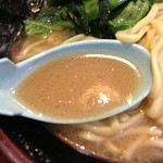 町田商店 - 201401　町田商店　★ラーメン（麺かため）（650円）のり増し（60円）★スープ