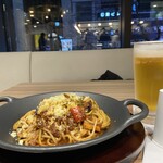 TEPPAN SPAGHETTI - 野菜が旨いボロネーゼ　生ビール