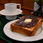 Depo - モーニングC＠税込700円：北海道産小豆のあんバタートースト