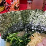 末広家 - 海苔増しは5枚150円。