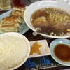 Chouraku - 醤油ラーメンの朝定食。
                ニャニャンと！ワンコイン500円！ฅ(ºﾛº; )ฅ