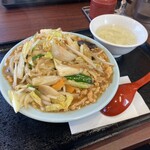 炒王 - ◉肉あんかけ炒飯＋野菜／980円税込