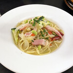 柊山ガーデン - ベーコンのペペロンチーノ