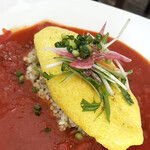 柊山ガーデン - オムレツ　トマトソース