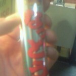 博多フードパーク 納豆家 粘ランド - お会計後、サービスでいただいたお土産。うまい棒のような棒状コーンパフ菓子ですが、納豆のあの味わいがあって、うまかった！