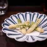 酒亭 田中 - タラの芽の天麩羅（長野県産）