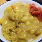 ラーメン巌哲 - 黄色いミニカレー丼