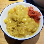 ラーメン巌哲 - 黄色いミニカレー丼