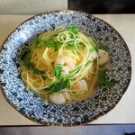 Little cucina Yume - 小海老とルッコラのパスタ