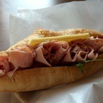 ハム日和 - 2014年元旦のハムとチーズのサンド