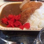 中の原スキーセンター - カツカレー(大盛り)1000円