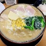 ラーメン たかはし - 冬味噌ラーメン、野菜、温玉ライス付き（税込1,080円）