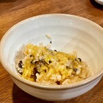 並木屋 - トリュフ釜飯、卵かけ