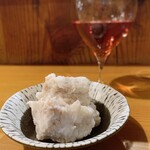 日本ワイン酒場 じゃん - 里芋と挽肉のニンニク塩麹和え