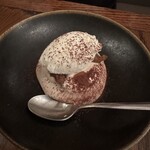 ダコージ - コーヒーのパンナコッタ・栗のクリーム・　ミルクのジェラート