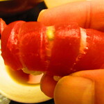 鮨処 凜 - ランチおまかせセット１０貫・凛　日替わり汁物付き　３５００円（税込）　握り-９　本鮪赤身【２０２４年２月】