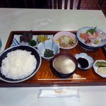 みやこや - 昼のサービス定食　御飯大盛り