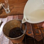 山介 - 自然体の蕎麦湯