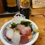 大衆串揚酒場 足立屋 - 鮮魚ブツ切り