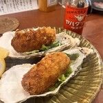 Hatsubasho - 牡蠣のクリームフライ1ヶ790円